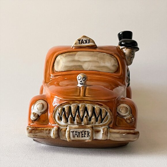 Creepy Cute Halloween Candle Holder Yankee Candle Boney Bunch Dead End Taxi 2014 - Picture 5 of 11